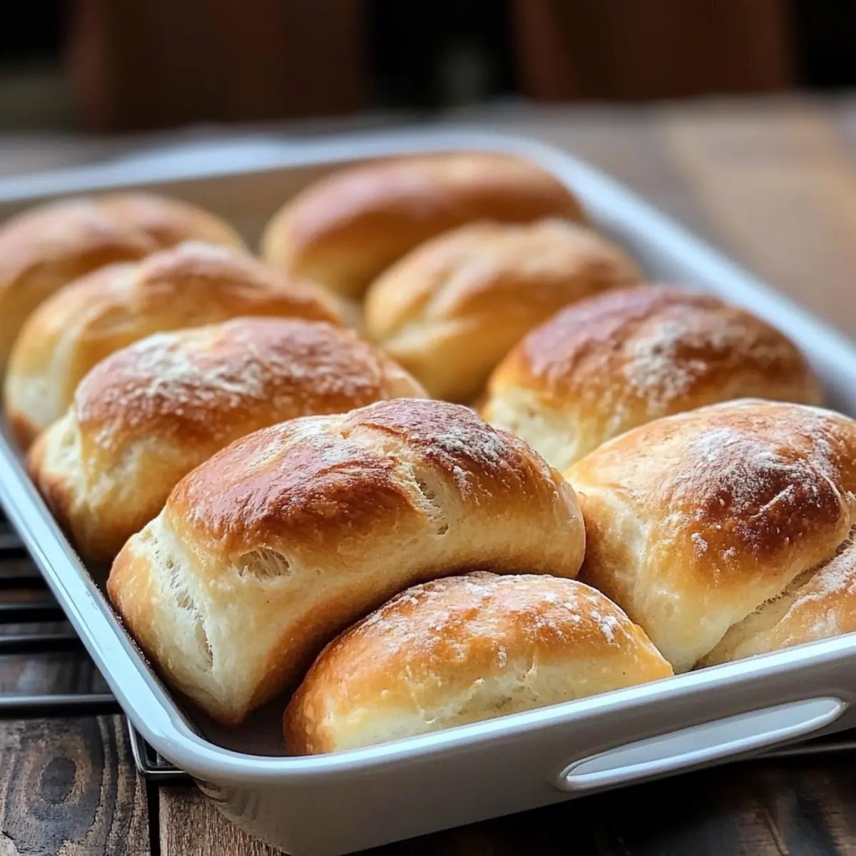 Schneebrötchen – delicious rolls with overnight proofing